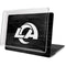 NFL Los Angeles Rams Black & White MacBook Pro 15in (2016-19) Case plus Skin