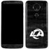 NFL Los Angeles Rams Black & White Moto E5 Plus Skin