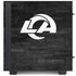 NFL Los Angeles Rams Black & White NZXT H510 Compact ATX Mid-Tower Case Skin