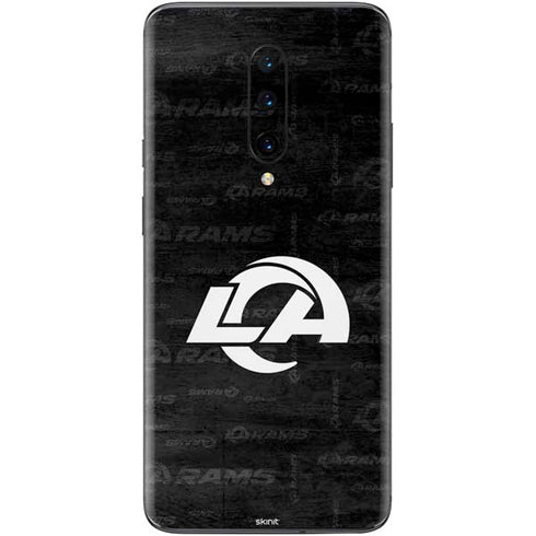 NFL Los Angeles Rams Black & White OnePlus 7 Pro Skin