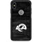 NFL Los Angeles Rams Black & White Otterbox Commuter iPhone Skin