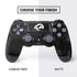 NFL Los Angeles Rams Black & White PS4 Controller Skin