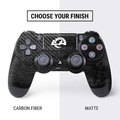 NFL Los Angeles Rams Black & White PS4 Pro/Slim Controller Skin