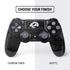 NFL Los Angeles Rams Black & White PS4 Pro/Slim Controller Skin