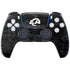 NFL Los Angeles Rams Black & White PS5 Controller Skin
