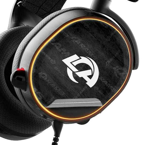 NFL Los Angeles Rams Black & White SteelSeries Arctis 3 Skin