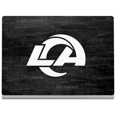 NFL Los Angeles Rams Black & White Surface Book 2 15in Skin