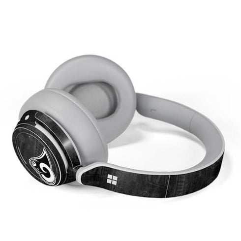 NFL Los Angeles Rams Black & White Surface Headphones Skin