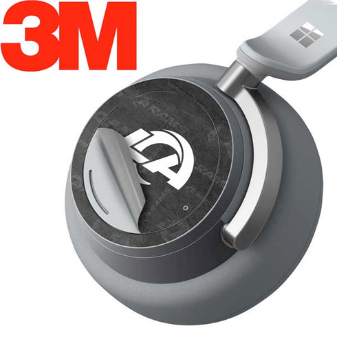 NFL Los Angeles Rams Black & White Surface Headphones Skin