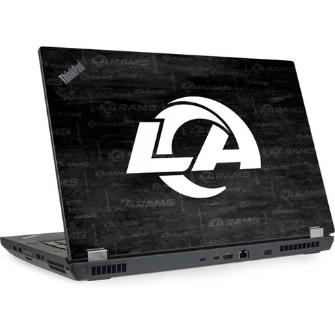 NFL Los Angeles Rams Black & White Lenovo ThinkPad Skin