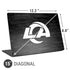 NFL Los Angeles Rams Black & White Universal Laptop 15in (12.2 x 8.8in) Skin