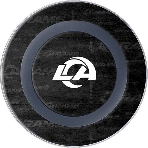 NFL Los Angeles Rams Black & White Wireless Charger Skin