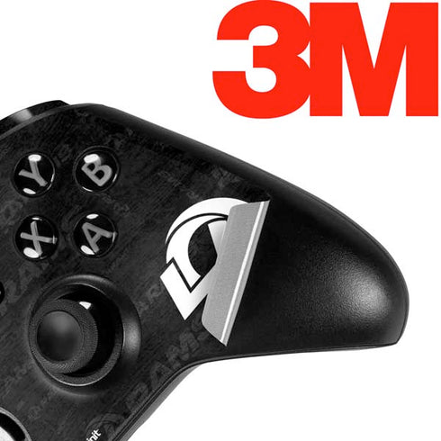 NFL Los Angeles Rams Black & White Xbox One Elite Controller Skin