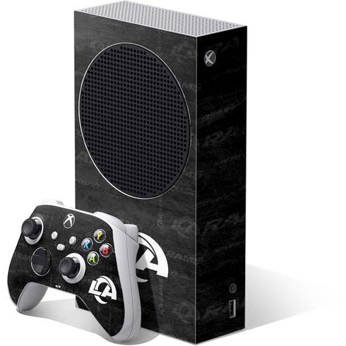 NFL Los Angeles Rams Black & White Xbox Series S Skins