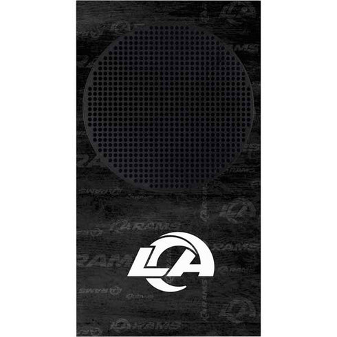 NFL Los Angeles Rams Black & White Xbox Series S Console Skin
