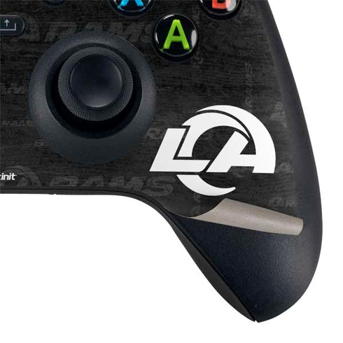 NFL Los Angeles Rams Black & White Xbox Series X Bundle Skin