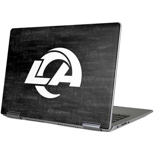 NFL Los Angeles Rams Black & White Yoga 710 14in Skin