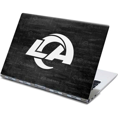 NFL Los Angeles Rams Black & White Yoga 910 2-in-1 14in Touch-Screen Skin