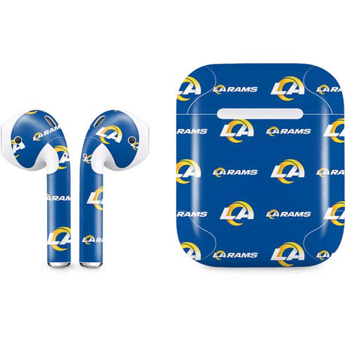 NFL Los Angeles Rams Blitz Series Apple AirPods Skin