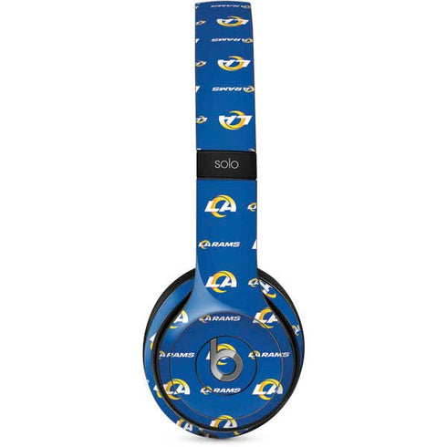 NFL Los Angeles Rams Blitz Series Beats Solo 2 Wired Skin