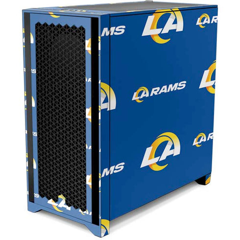NFL Los Angeles Rams Blitz Series Corsair 4000D Tempered Glass Mid-Tower ATX Case Skin