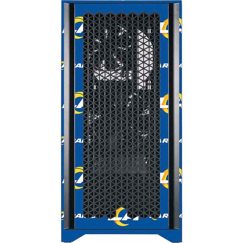 NFL Los Angeles Rams Blitz Series Corsair 4000D Tempered Glass Mid-Tower ATX Case Skin