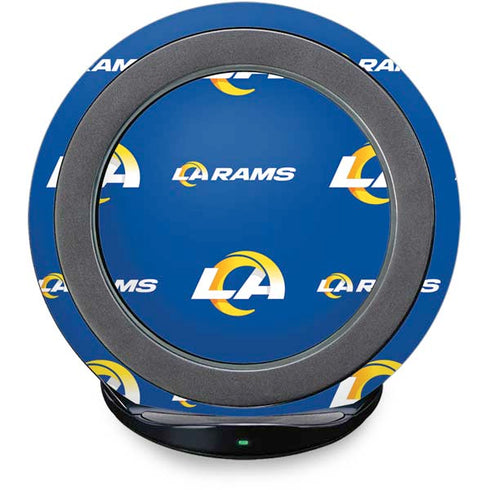 NFL Los Angeles Rams Blitz Series Fast Charge Wireless Charging Stand Skin