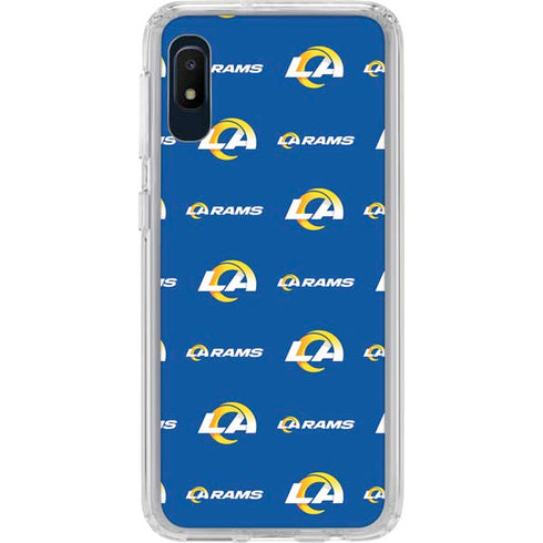 NFL Los Angeles Rams Blitz Series Galaxy A10e Clear Case