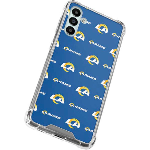 NFL Los Angeles Rams Blitz Series Galaxy A13 5G Clear Case