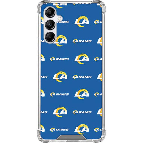 NFL Los Angeles Rams Blitz Series Galaxy A14 5G Clear Case