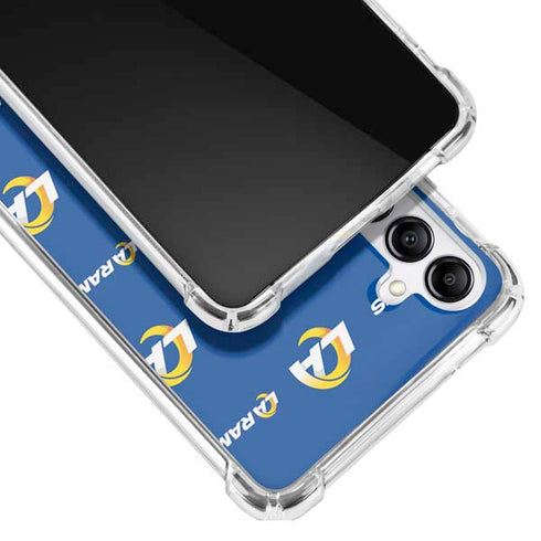 NFL Los Angeles Rams Blitz Series Galaxy A14 5G Clear Case
