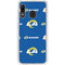 NFL Los Angeles Rams Blitz Series Galaxy A20 Clear Case
