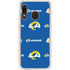 NFL Los Angeles Rams Blitz Series Galaxy A20 Clear Case