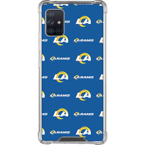 NFL Los Angeles Rams Blitz Series Galaxy A51 5G Clear Case
