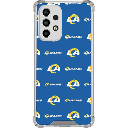 NFL Los Angeles Rams Blitz Series Galaxy A53 5G Clear Case