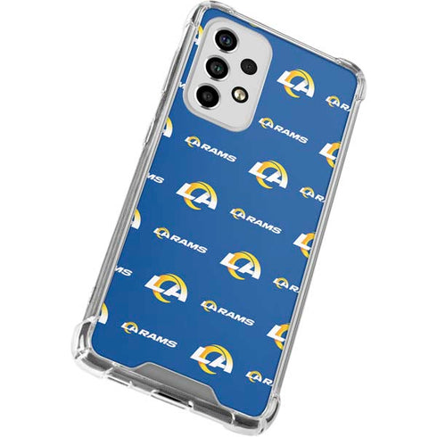NFL Los Angeles Rams Blitz Series Galaxy A53 5G Clear Case