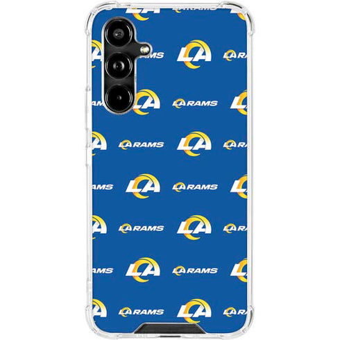 NFL Los Angeles Rams Blitz Series Galaxy A54 5G Clear Case