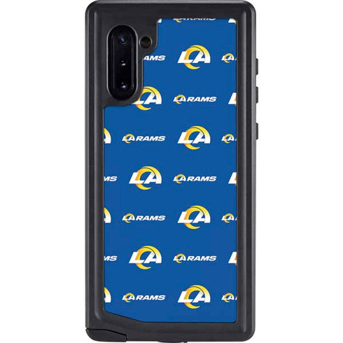 NFL Los Angeles Rams Blitz Series Galaxy Note 10 Waterproof Case