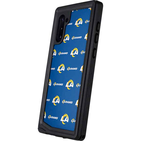 NFL Los Angeles Rams Blitz Series Galaxy Note 10 Waterproof Case