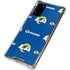 NFL Los Angeles Rams Blitz Series Galaxy Note20 5G Clear Case