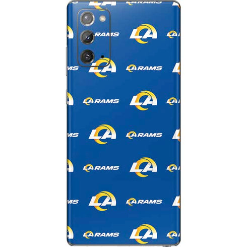 NFL Los Angeles Rams Blitz Series Galaxy Note20 5G Skin