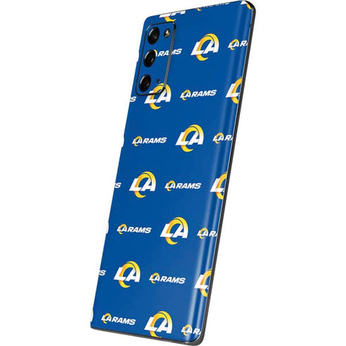 NFL Los Angeles Rams Blitz Series Galaxy Note20 5G Skin