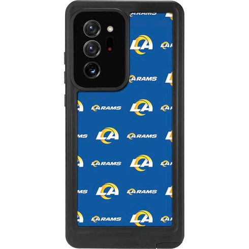 NFL Los Angeles Rams Blitz Series Galaxy Note20 Ultra 5G Waterproof Case