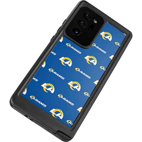 NFL Los Angeles Rams Blitz Series Galaxy Note20 Ultra 5G Waterproof Case