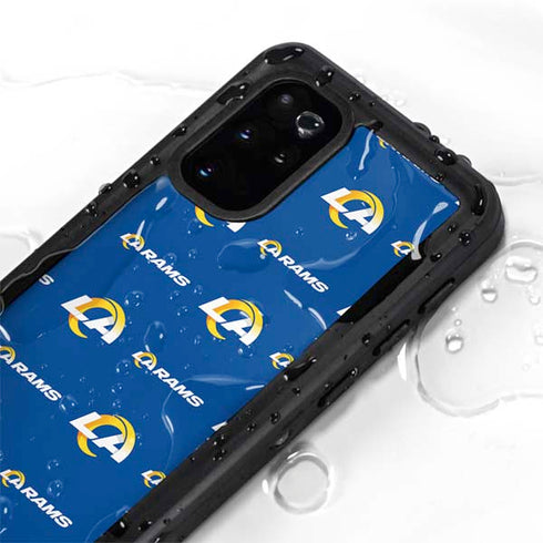 NFL Los Angeles Rams Blitz Series Galaxy S20 Plus Waterproof Case