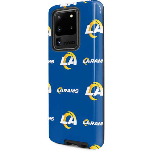 NFL Los Angeles Rams Blitz Series Galaxy S20 Ultra 5G Pro Case