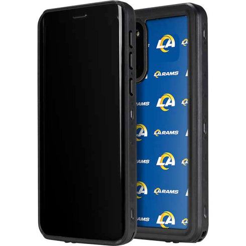NFL Los Angeles Rams Blitz Series Galaxy S20 Waterproof Case