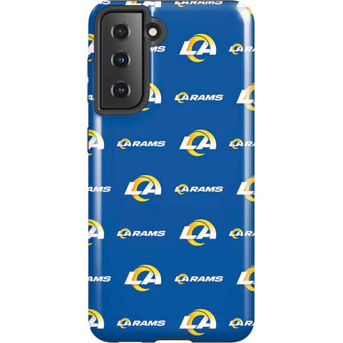 NFL Los Angeles Rams Blitz Series Galaxy S21 5G Pro Case