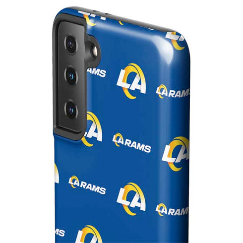 NFL Los Angeles Rams Blitz Series Galaxy S21 FE Pro Case