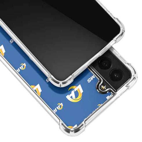 NFL Los Angeles Rams Blitz Series Galaxy S21 Plus 5G Clear Case